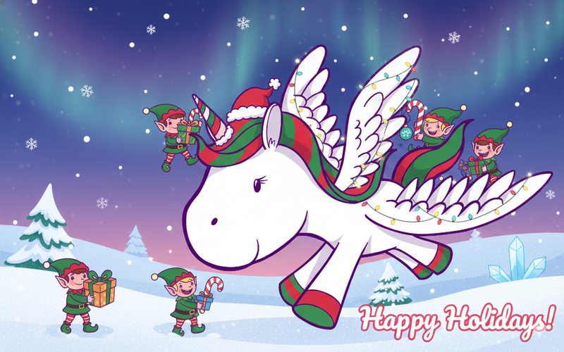 Django Christmas Pony